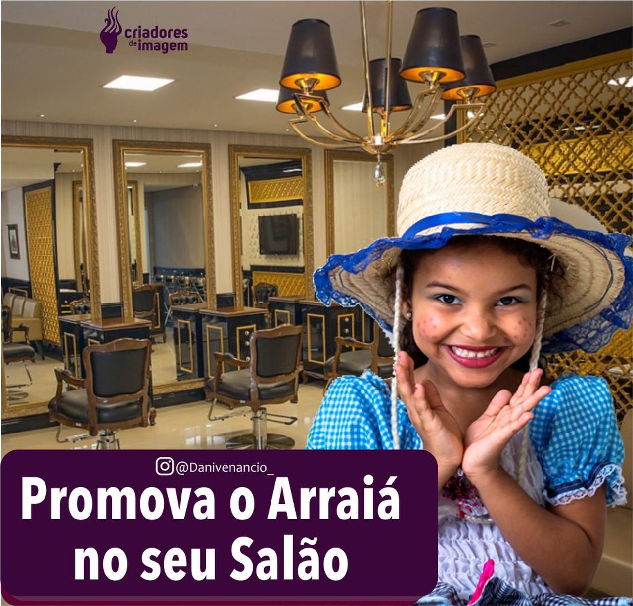 promova arraia salão de beleza festa junina junho julho mercado da beleza ações de marketing