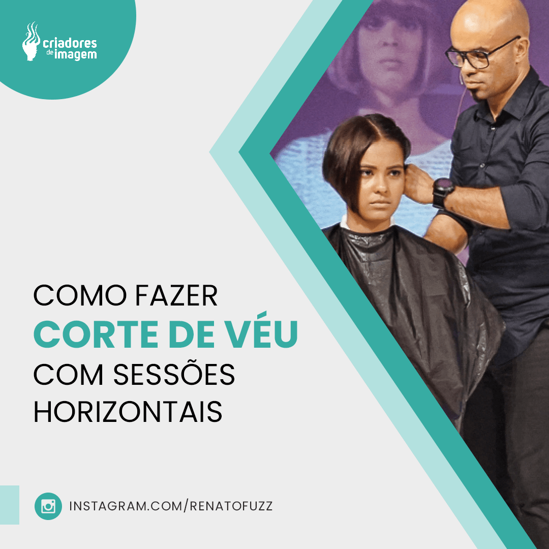 Como fazer corte de véu com sessões horizontais